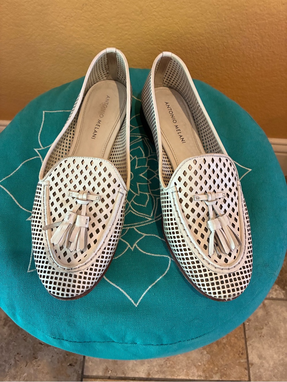 Antonio Melani Leather Loafers